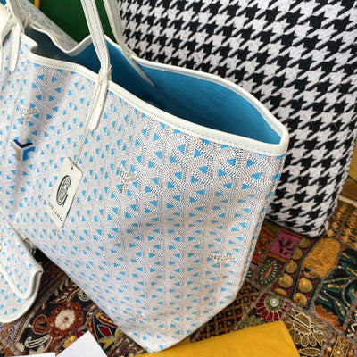 Goya*d limited edition saint Lou*s claire-voie gm bag /tote – blue - image 3