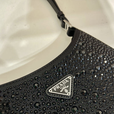 Pr*da cleo crystal-embellished shoulder bag - image 7