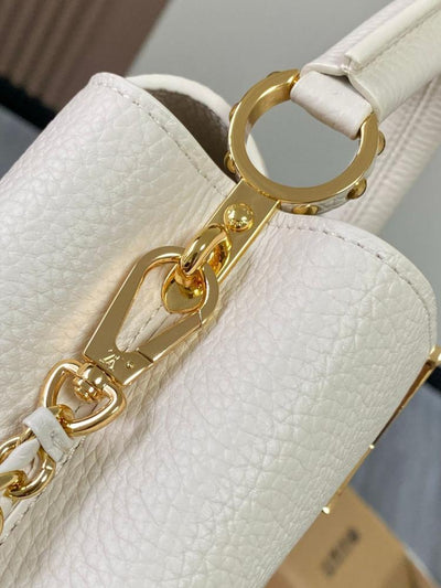 Lou*s Vuitt*n lv capucines beige lv pattern purple 21cm - image 5