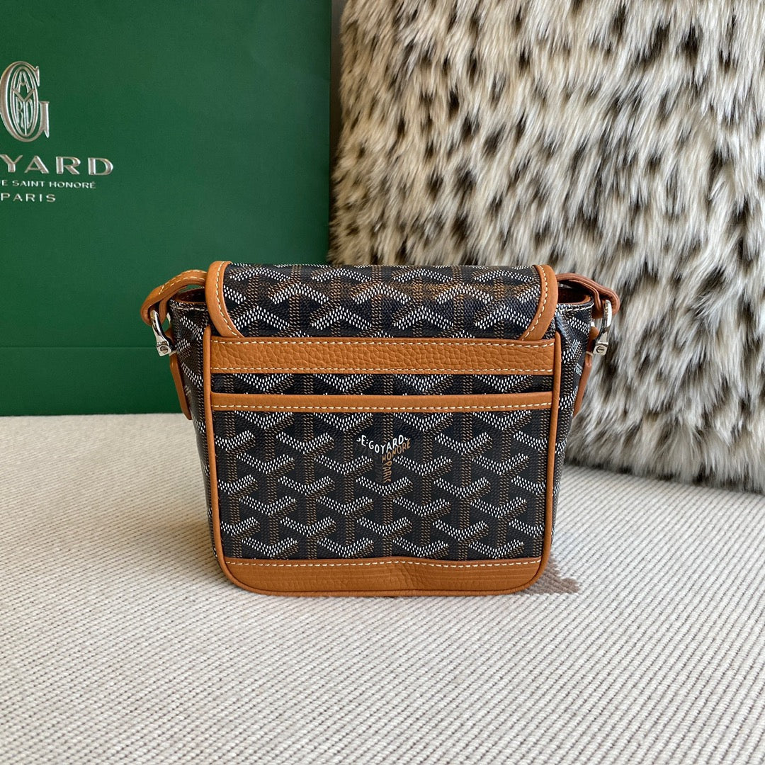 Goya*d black coated canvas mini cross-body bag - image 5