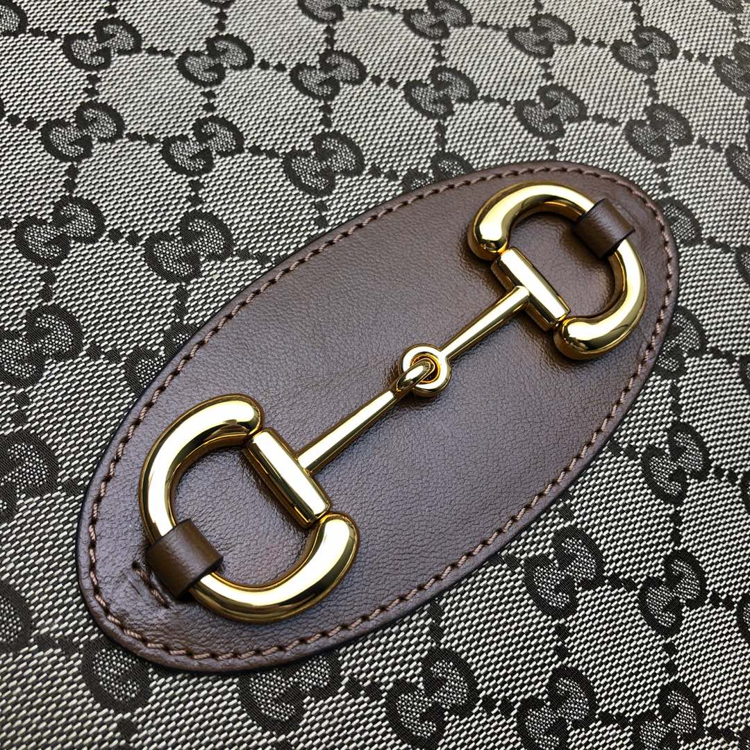 Guc*i horsebit 1955 gg supreme canvas leather - image 6