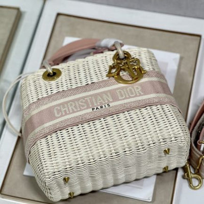 lady Di*r wicker bag (high-end grade) - image 4