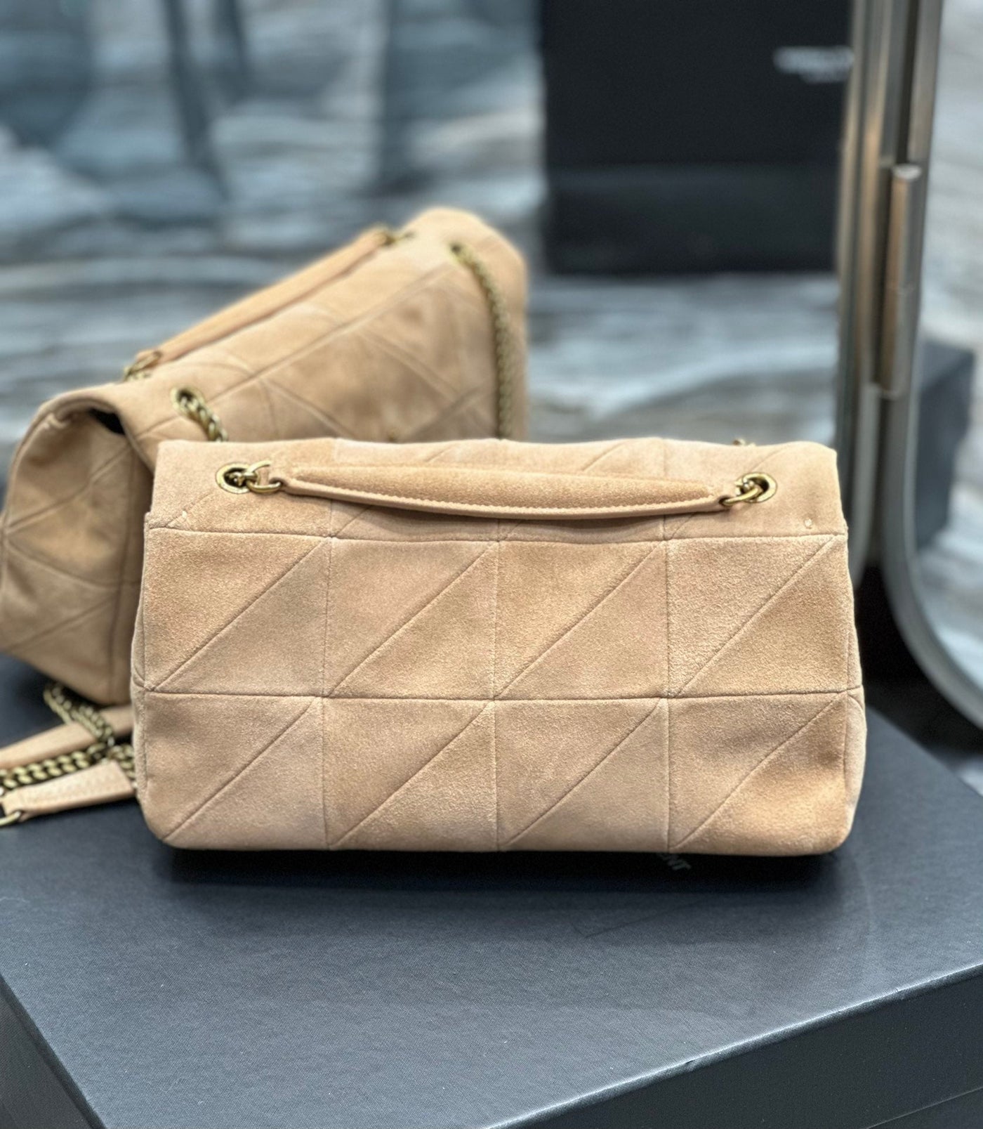 Y*L jamie medium shoulder bag in beige - image 6