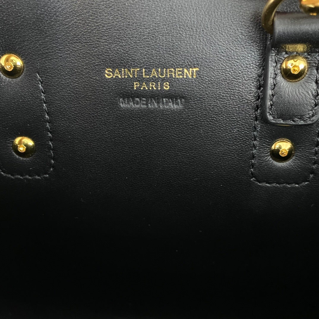 Y*L nano sac de jour black smooth leather gold-tone metal - image 5