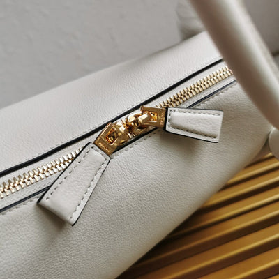 Pr*da leather darling top-handle bag - image 7