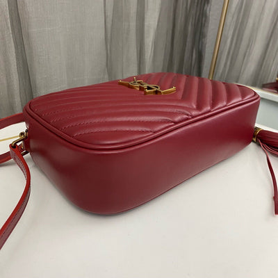 saint laurent lou medium Y*L camera bag with pocket and tassel in quilted leather - image 8