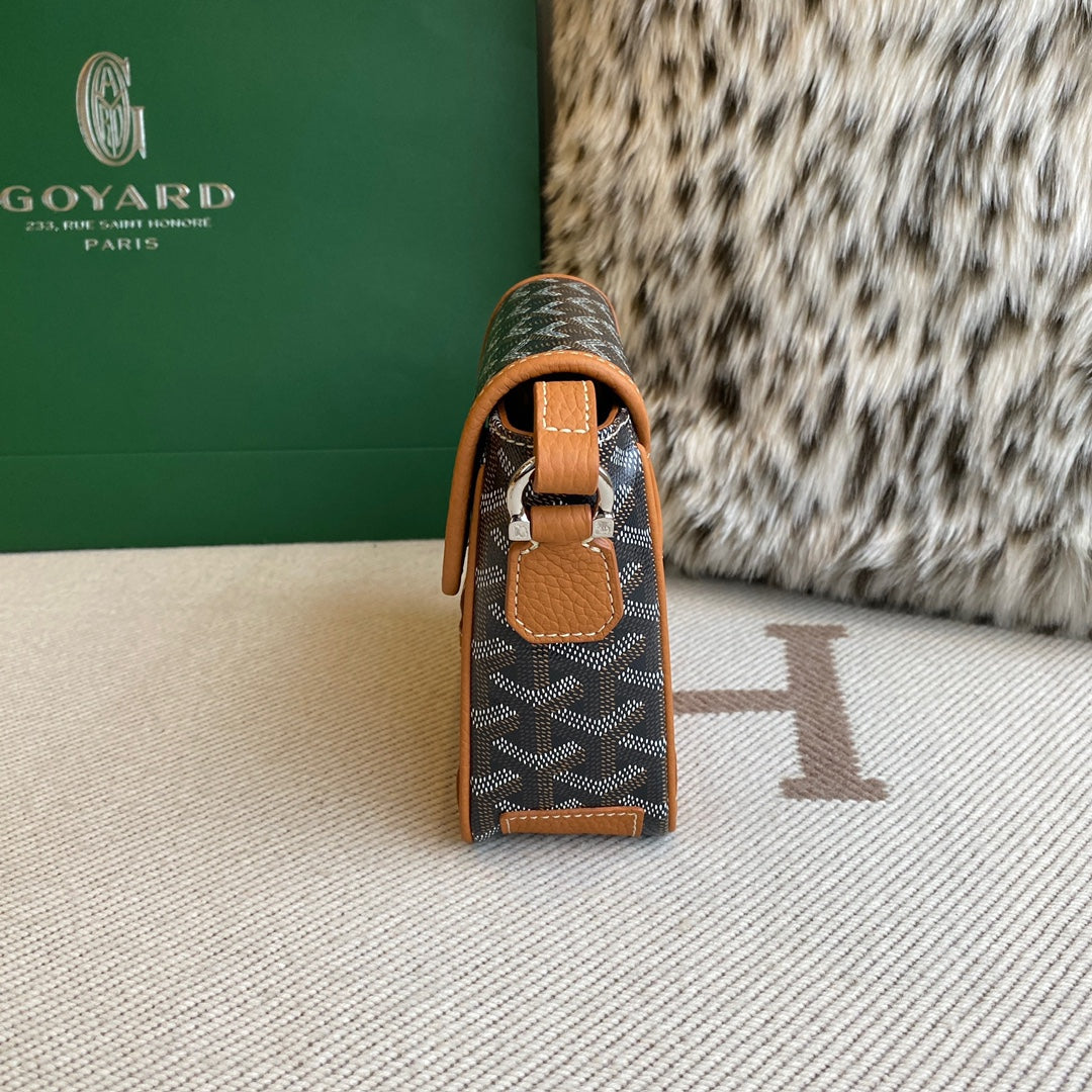 Goya*d black coated canvas mini cross-body bag - image 6