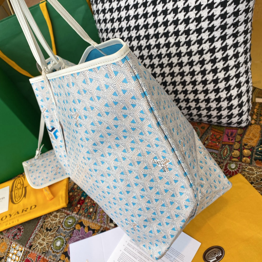Goya*d limited edition saint Lou*s claire-voie gm bag /tote – blue - image 4