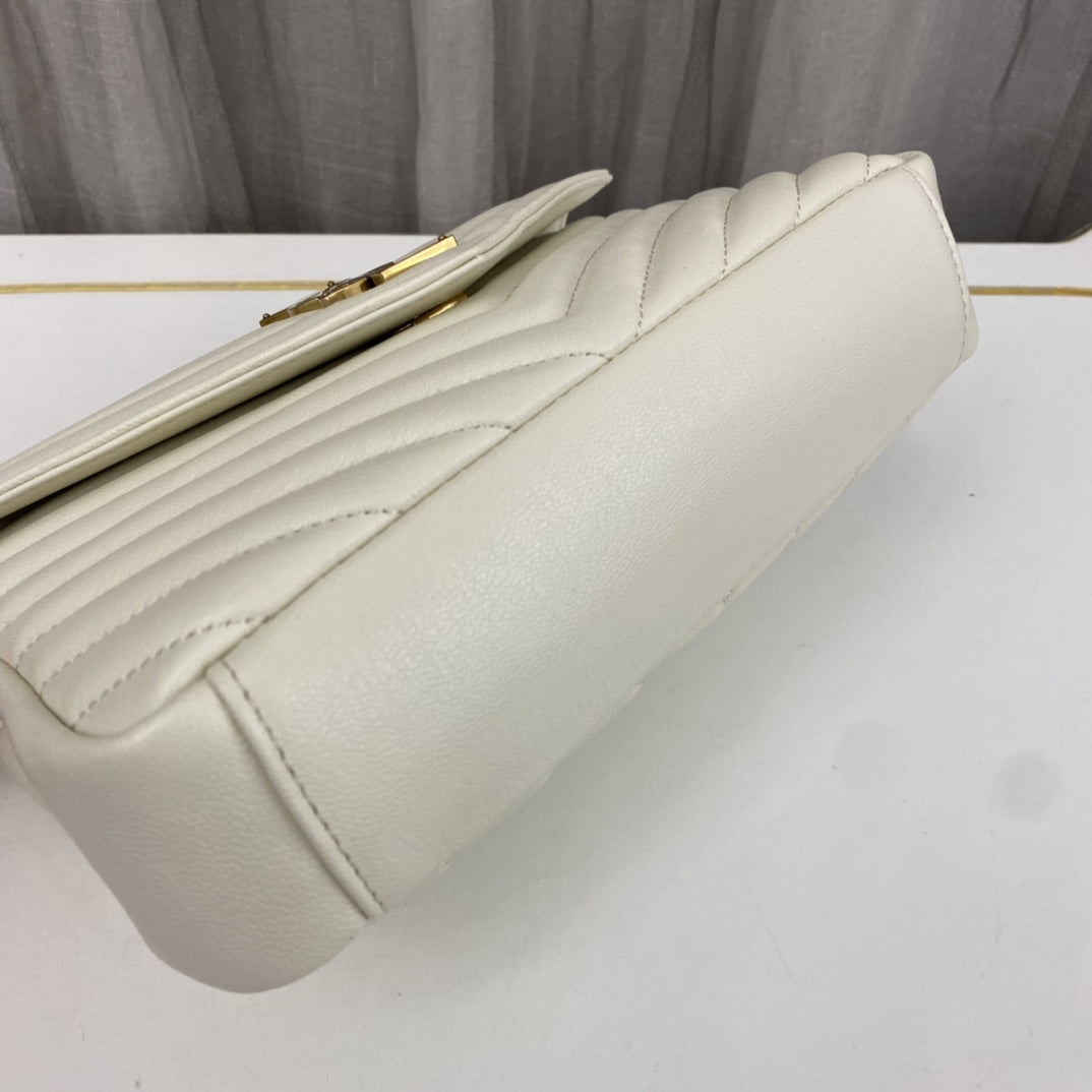 saint laurent medium college leather cross body bag - image 5