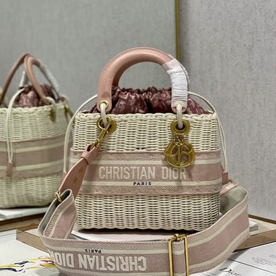 lady Di*r wicker bag (high-end grade) - image 5