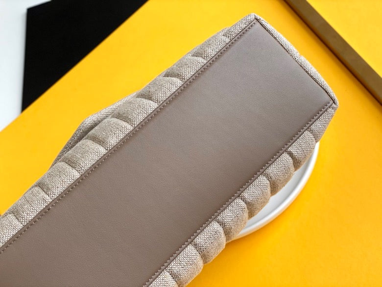 saint laurent beige suede y quilted monogram - image 10