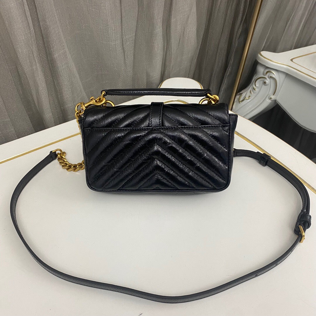 saint laurent uptown mini crossbody bag - image 4