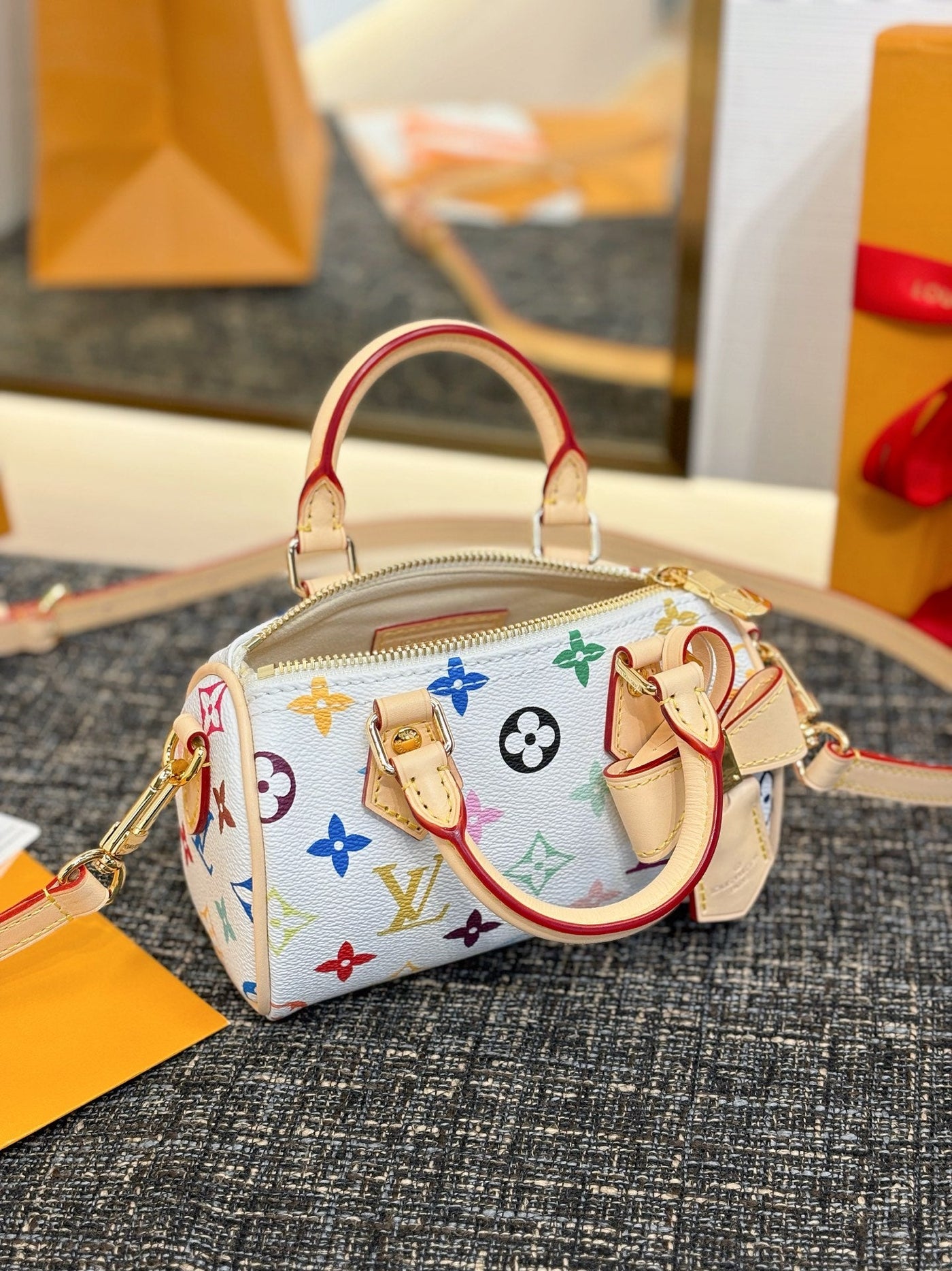 Lou*s Vuitt*n x takashi murakami nano speedy bag - image 5