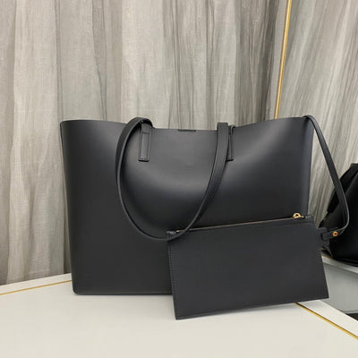 saint laurent east west grained leather tote - image 4