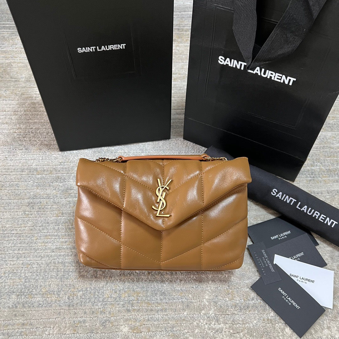 saint laurent loulou toy puffer in lambskin - image 6