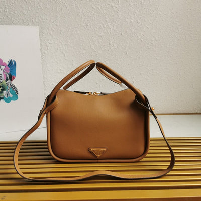 Pr*da leather darling top-handle bag - image 9