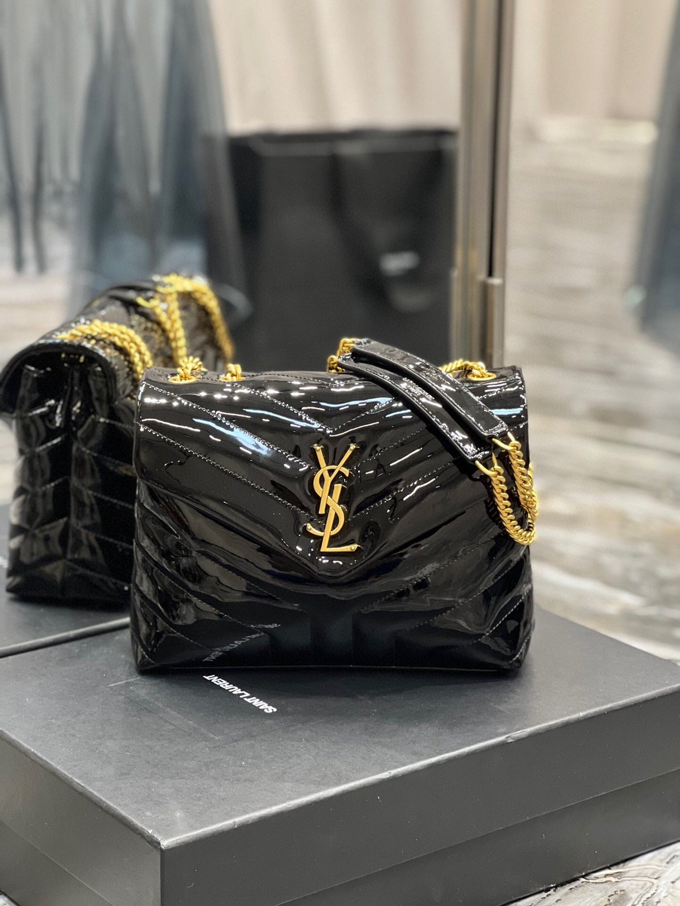 saint laurent ‘loulou medium’ shoulder bag - image 8