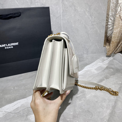 saint laurent sunset shoulder bag ‘sea salt’ - image 8