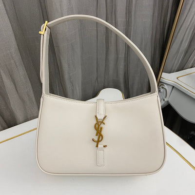 saint laurent  le 5 a 7 mini hobo bag – white - main image