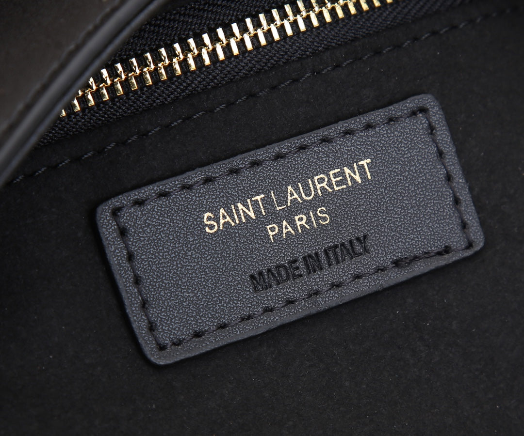 saint laurent smooth calfskin le 5 a 7 mini hobo black - image 5