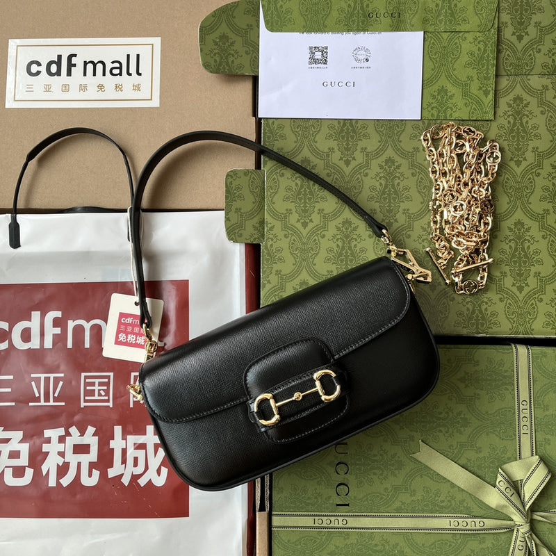 Guc*i horsebit 1955 crystals small shoulder bag - image 9