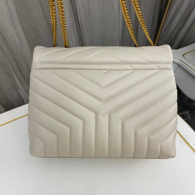saint laurent sm loulou monogram quilted leather bag - image 8