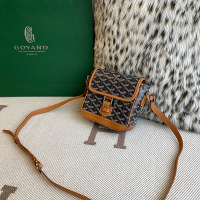 Goya*d black coated canvas mini cross-body bag - image 9