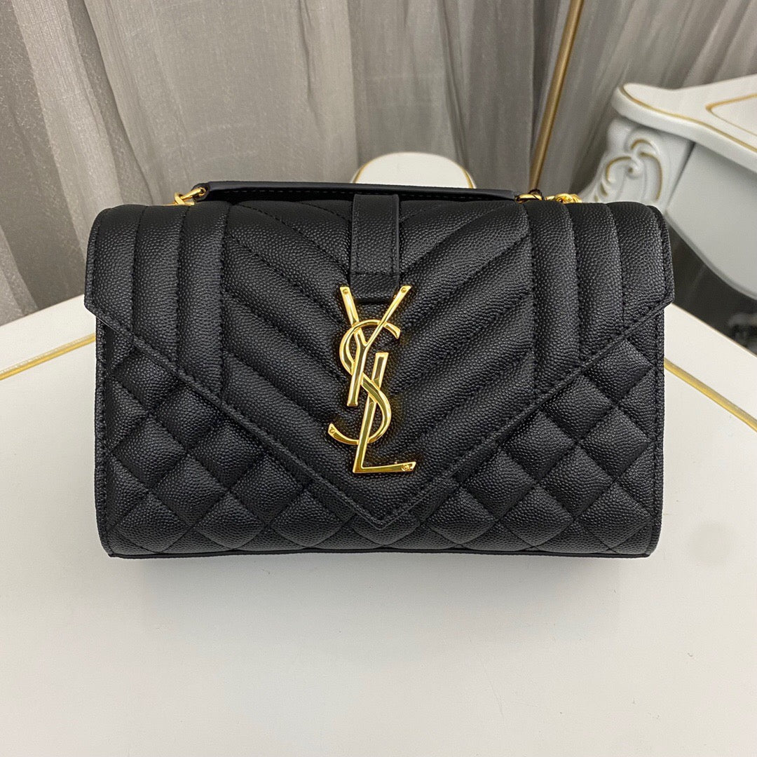 saint laurent envelope bag small black - image 6