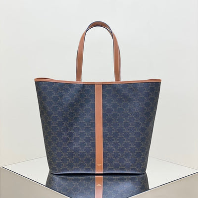 CEL Triomphe Canvas Shopping Tote - Image 3