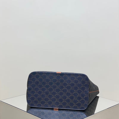 CEL Triomphe Canvas Shopping Tote - Image 5