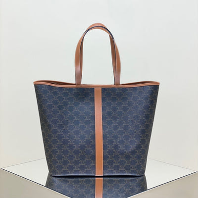 CEL Triomphe Canvas Shopping Tote - Image 11