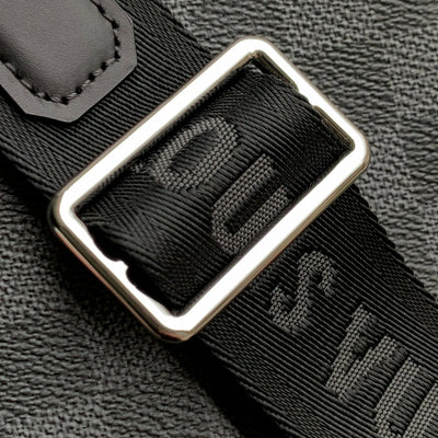 lv avenue slingbag 31 in black and grey damier graphita canvas calfskin - image 2