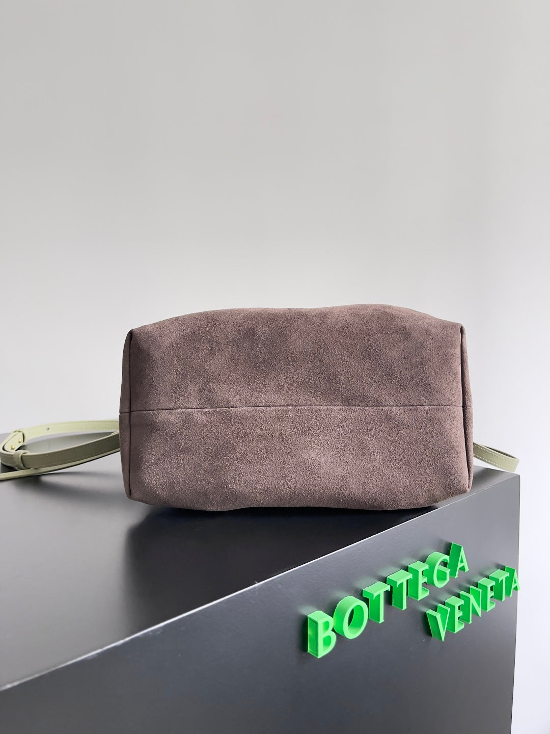 SMALL PINACOTECA REVERSIBLE TOTE BAG 24 IN MATCHA LAMBSKIN AND BROWN SUEDE - Image 10