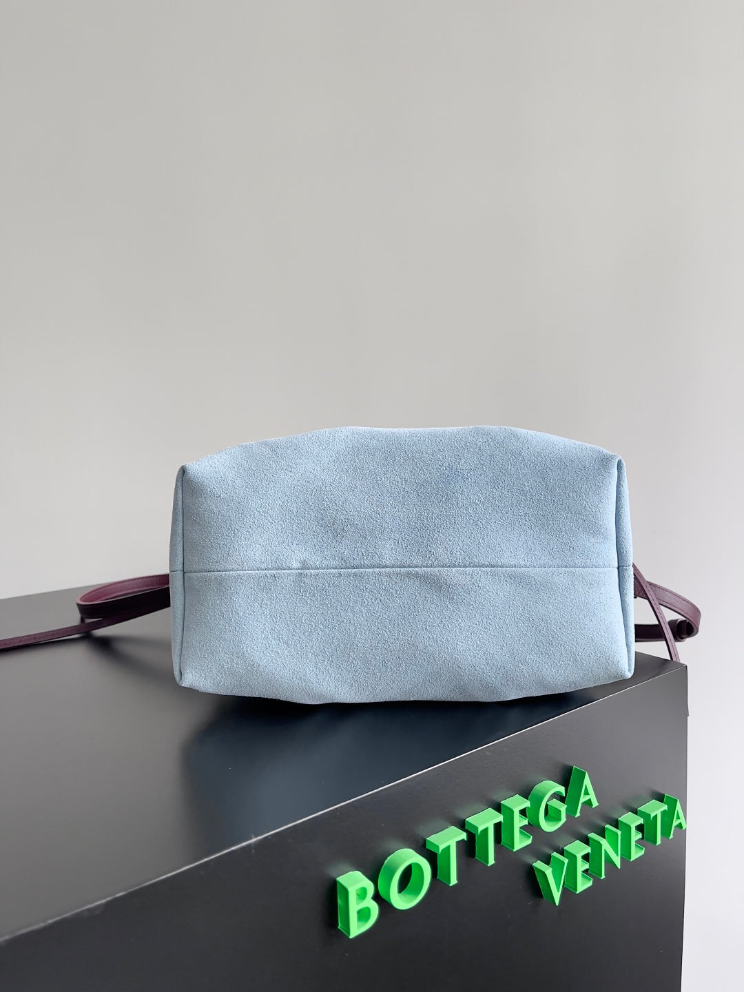 SMALL PINACOTECA REVERSIBLE TOTE BAG 24 IN MADDER BROWN LAMBSKIN AND LIGHT BLUE SUEDE - Image 8