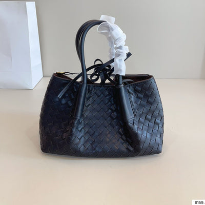 SMALL PINACOTECA TOTE BAG 25 IN BLACK CALFSKIN - Image 3
