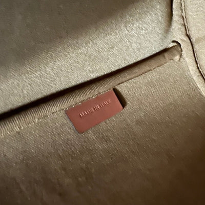 CLARA BAG 24 IN BLACK TRIOMPHE CANVAS AND BROWN CALFSKIN TRIM - Image 7