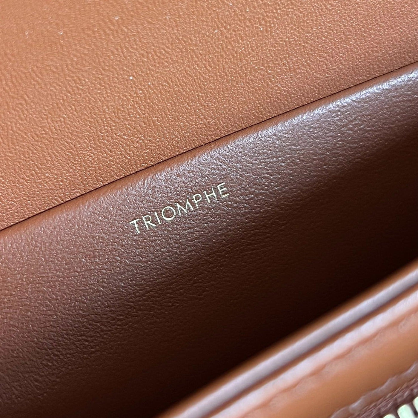 CLASSIQUE TRIOMPHE 22 TAN SMOOTH CALFSKIN - Image 4