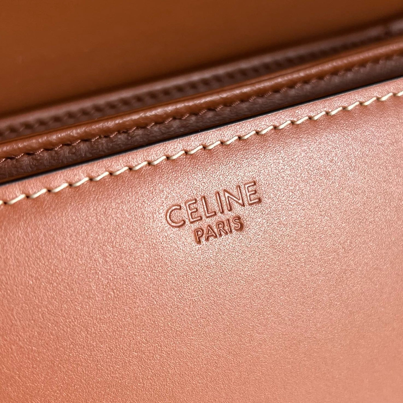 CLASSIQUE TRIOMPHE 22 TAN SMOOTH CALFSKIN - Image 8