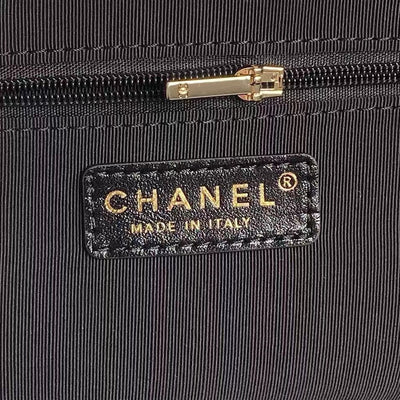 MEDIUM CAMERA BAG 23 IN BLACK LAMBSKIN GOLD HARDWARE - Image 9