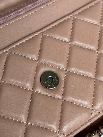 CC WOC ENTRUPY 19 BAG IN LIGHT PINK CALFSKIN - Image 7