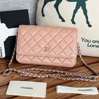 CC WOC ENTRUPY 19 BAG IN LIGHT PINK CALFSKIN - Main Image
