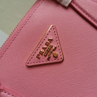 medium galleria 28 pink saffiano leather - image 3