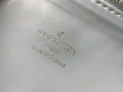COUSSIN PM 26 IN GRAY MONOGRAM EMBOSSED LAMBSKIN