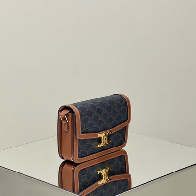 CLASSIQUE TRIOMPHE 22 CALFSKIN BLACK BROWN - Image 4