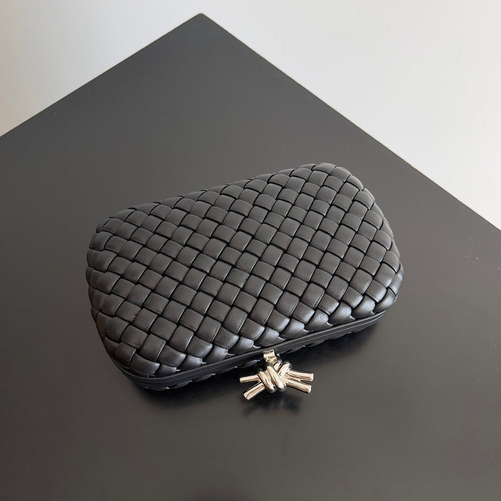 CLASSIC KNOT 20 IN BLACK LAMBSKIN - Image 2