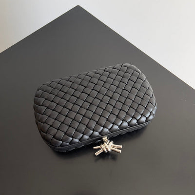 CLASSIC KNOT 20 IN BLACK LAMBSKIN - Image 2