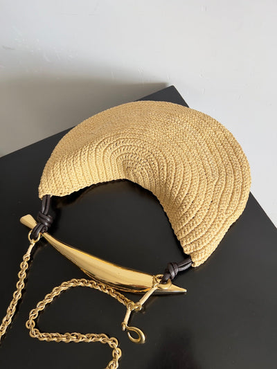 SARDINE CHAIN 33 IN NATURAL RAFFIA - Image 4
