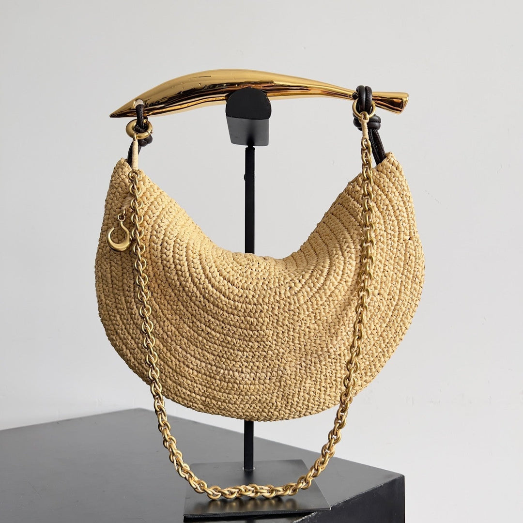 SARDINE CHAIN 33 IN NATURAL RAFFIA - Main Image