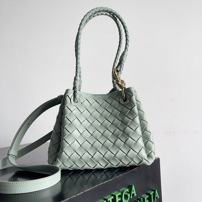 BV Small Parachute 21 Seafoam Lambskin Ghw - Main Image