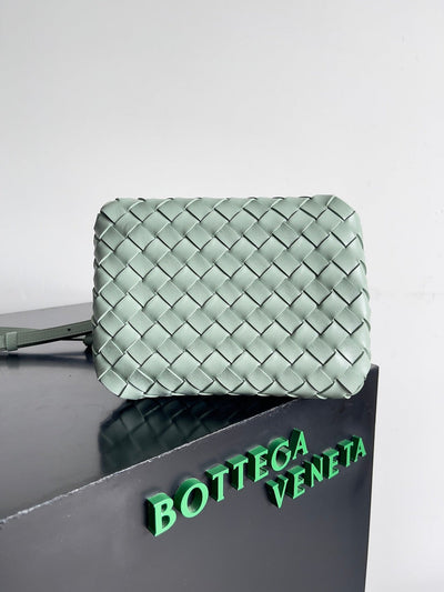 BV Small Parachute 21 Seafoam Lambskin Ghw - Image 10